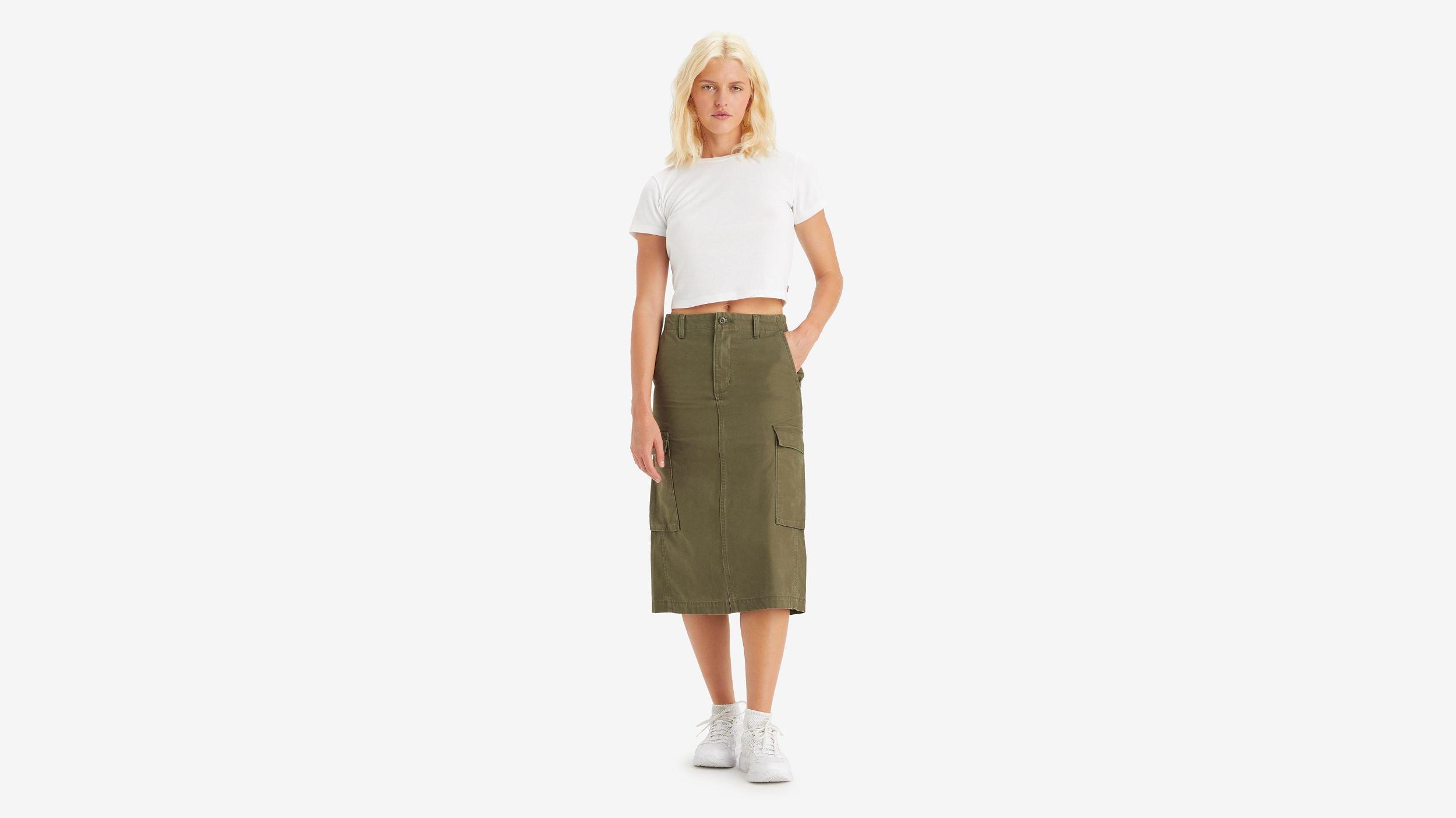 Cargo Midi Skirt Product Image