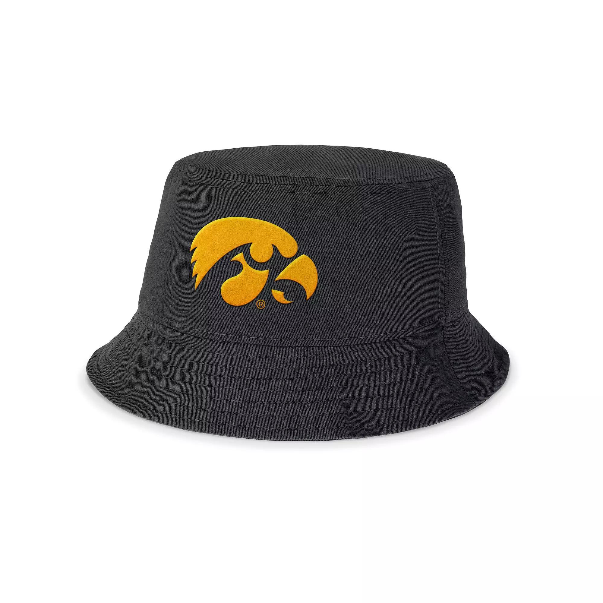 Men's Nike Black Iowa Hawkeyes Local Apex Bucket Hat, Size: Medium Product Image