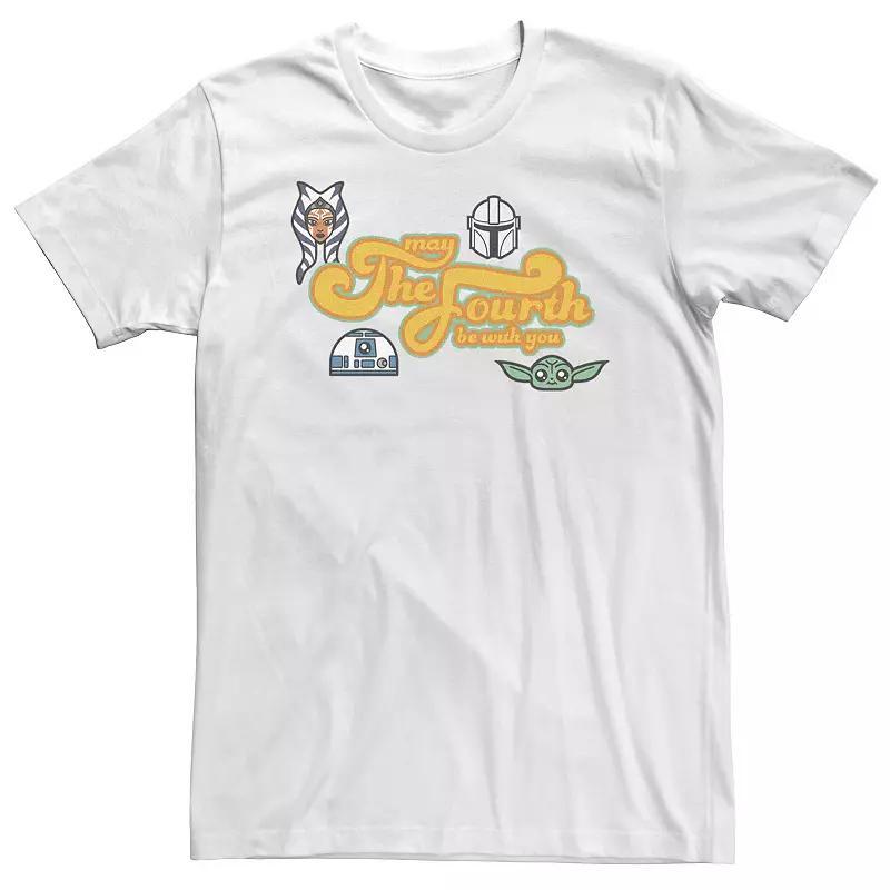 Big & Tall May the Fourth Be With You Tee, Men's, Size: XL Tall, White Product Image