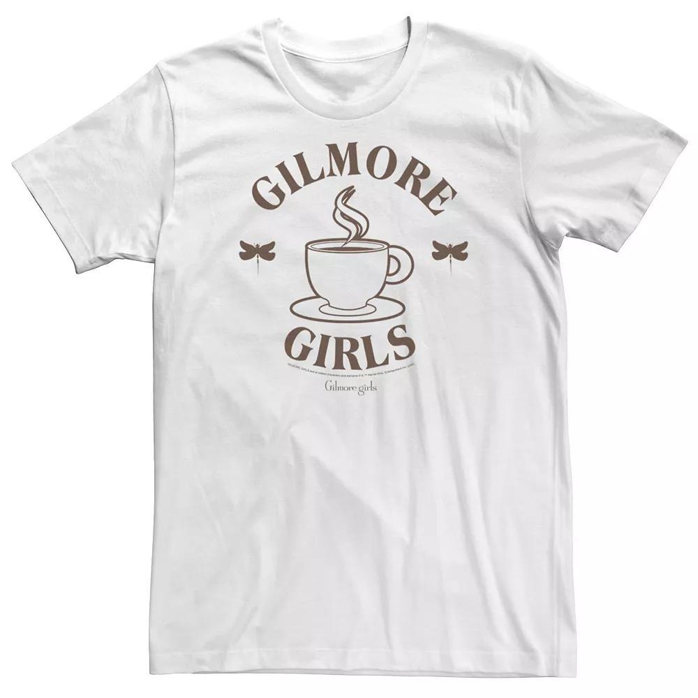 Men's Gilmore Girls Coffee Cup Logo Tee, Size: 3XL, White Product Image