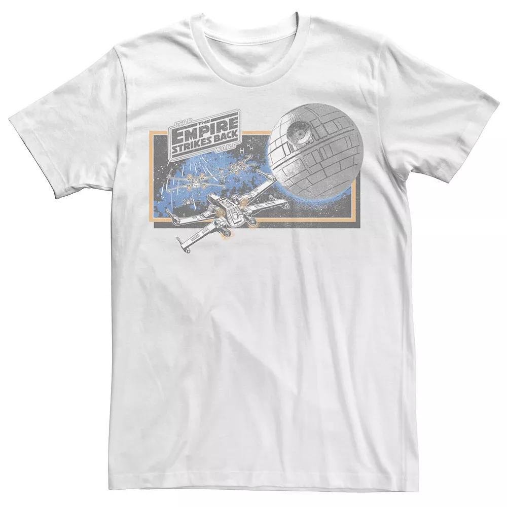 Men's Star Wars Vintage Empire Panel Tee, Size: XL, White Product Image
