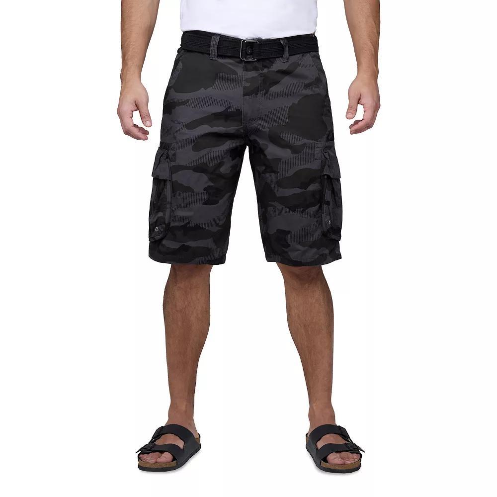 Men's RAW X by Xray Regular-Fit Belted Cargo Shorts, Size: 30, Green Product Image