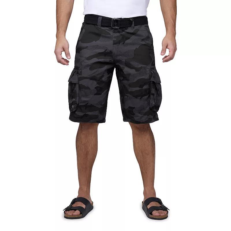 Men's RAW X by Xray Regular-Fit Belted Cargo Shorts, Size: 30, Green Product Image