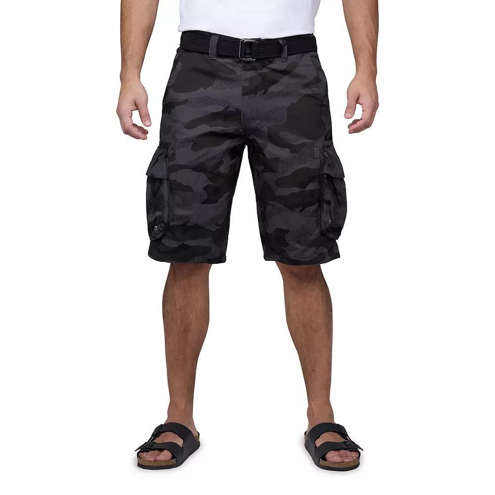 Men's RAW X by Xray Regular-Fit Belted Cargo Shorts, Size: 30, Green Product Image