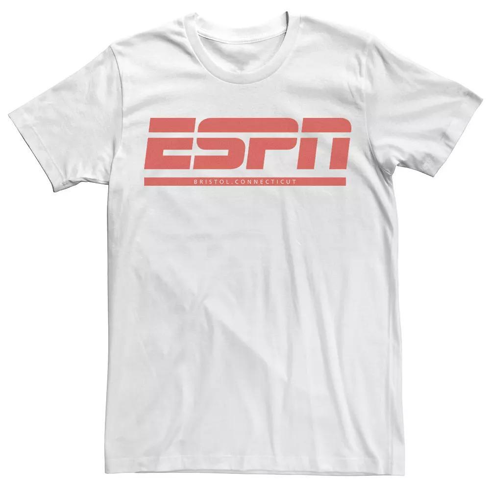 Men's ESPN Bristol Connecticut Black Logo Tee, Size: Large, White Product Image