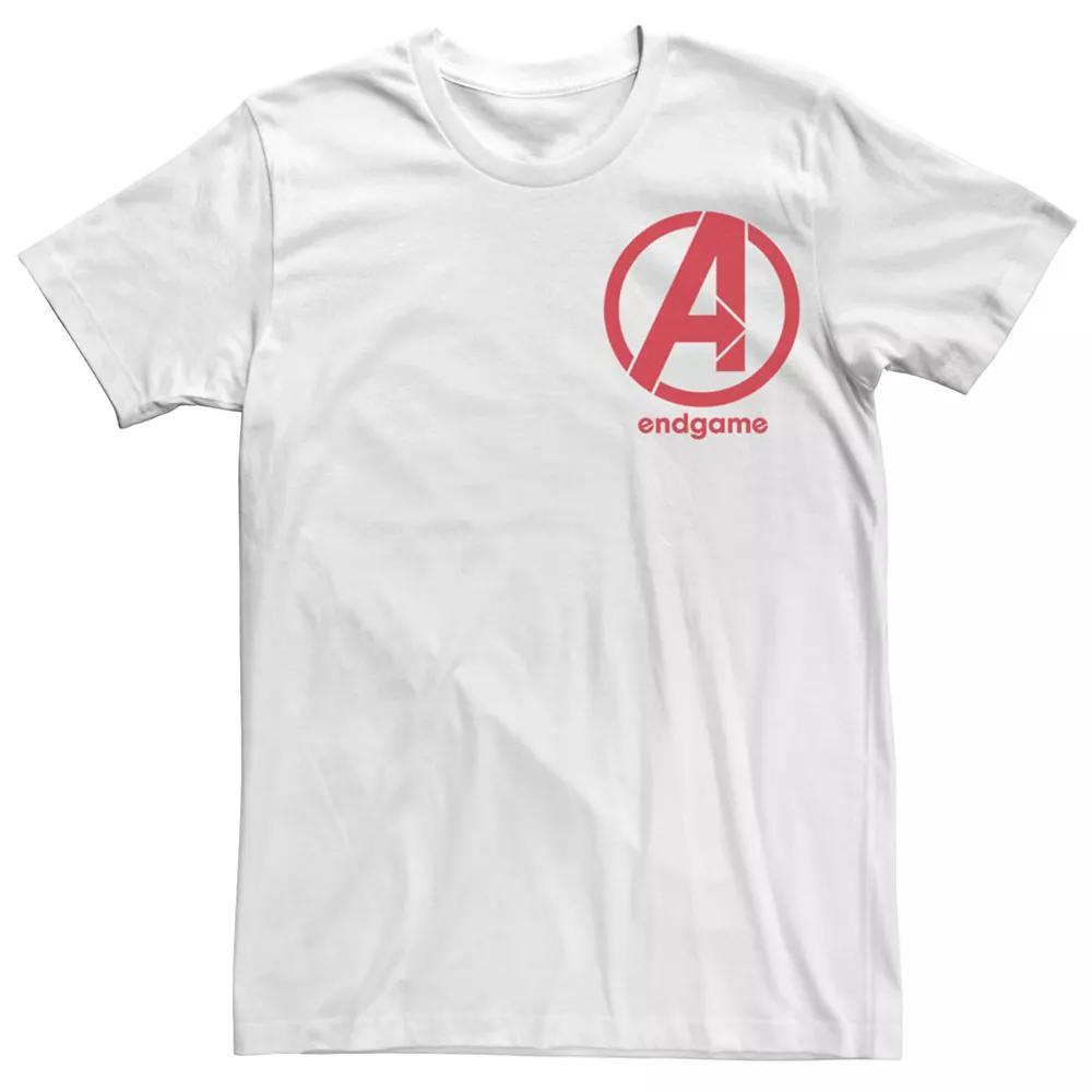 Men's Marvel Avengers Endgame Logo Tee, Size: Small, White Product Image