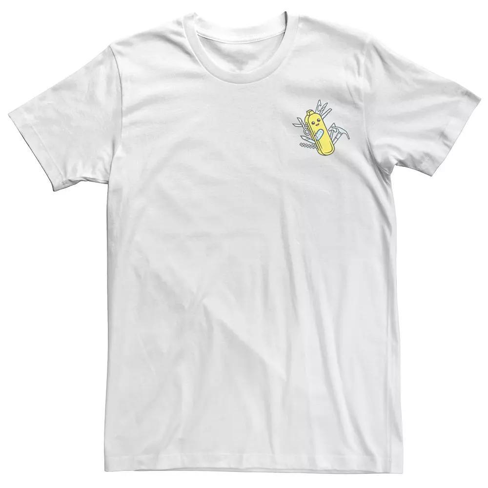 Men's Fortnite Peely Swiss Knife Pocket Tee, Boy's, Size: Large, White Product Image