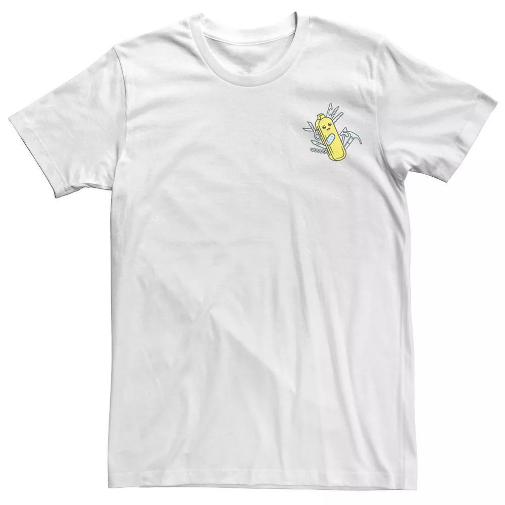 Men's Fortnite Peely Swiss Knife Pocket Tee, Boy's, Size: Large, White Product Image