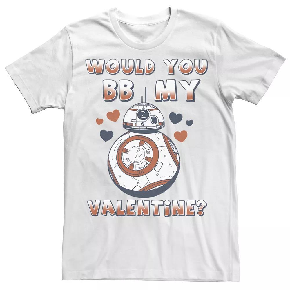 Men's Star Wars Would You BB Mine Valentine's Day Tee, Size: 3XL, White Product Image