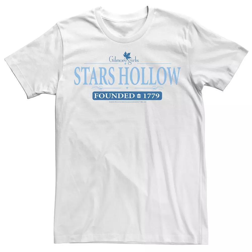 Men's Gilmore Girls Stars Hollow Founded 1779 Tee, Size: 3XL, White Product Image