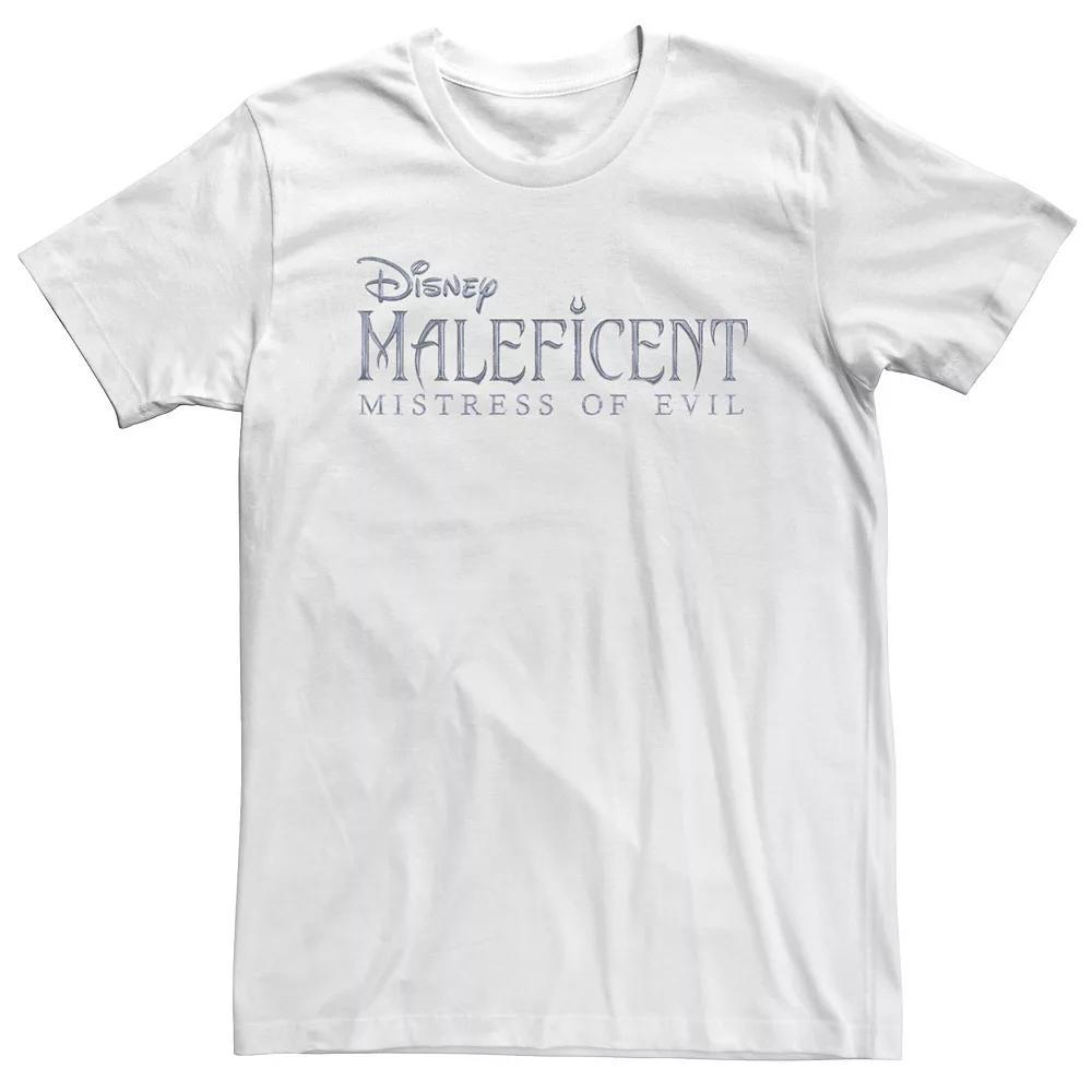 Big & Tall Disney Maleficent Mistress Of Evil Title Logo Tee, Men's, Size: 5XL, White Product Image
