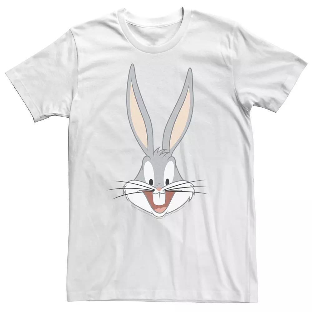 Big & Tall Looney Tunes "Today I Feel" Tee, Men's, Size: 4XL, White Product Image