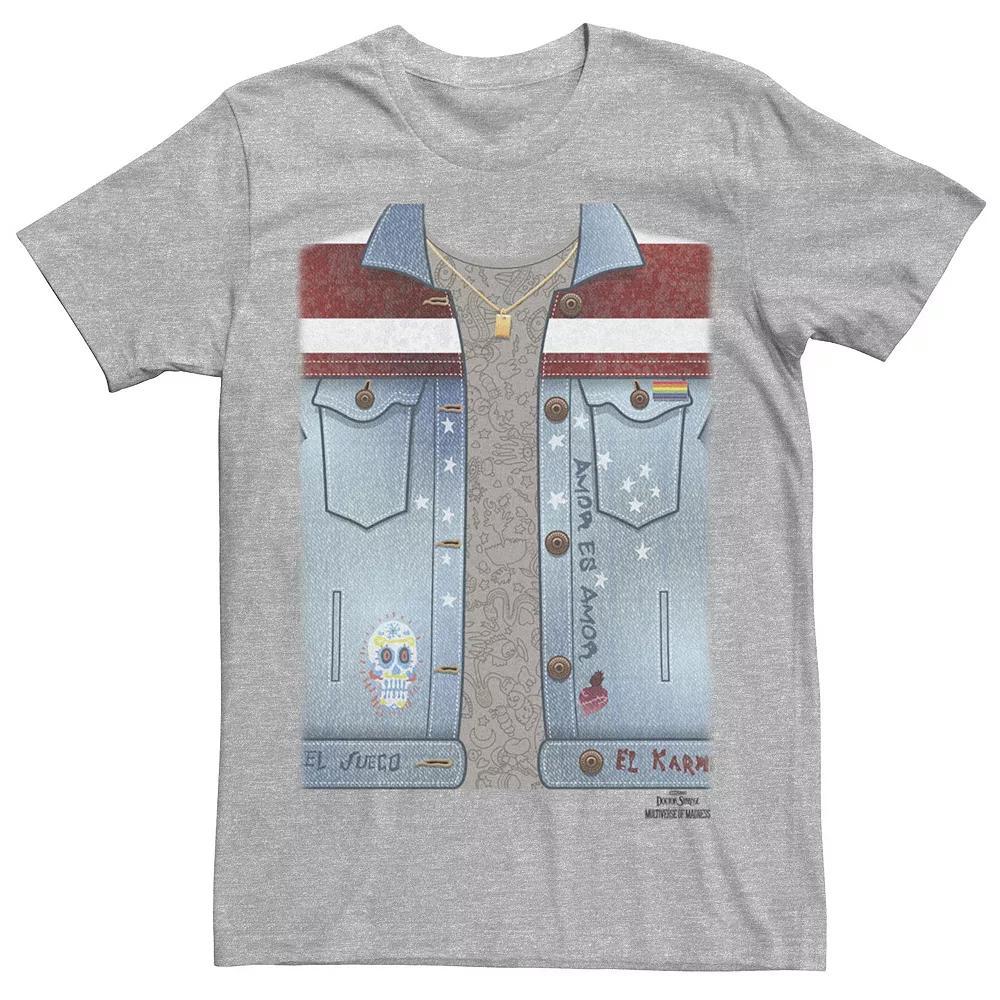 Men's Marvel Doctor Strange Movie 2 America Chavez Costume Tee, Size: XXL, Athletic Grey Product Image