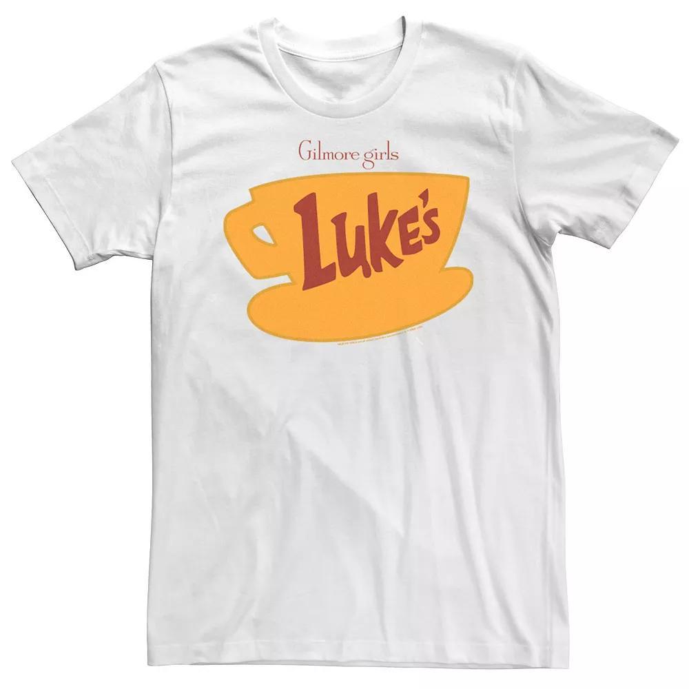 Men's Gilmore Girls Luke's Logo Tee, Size: Small, White Product Image