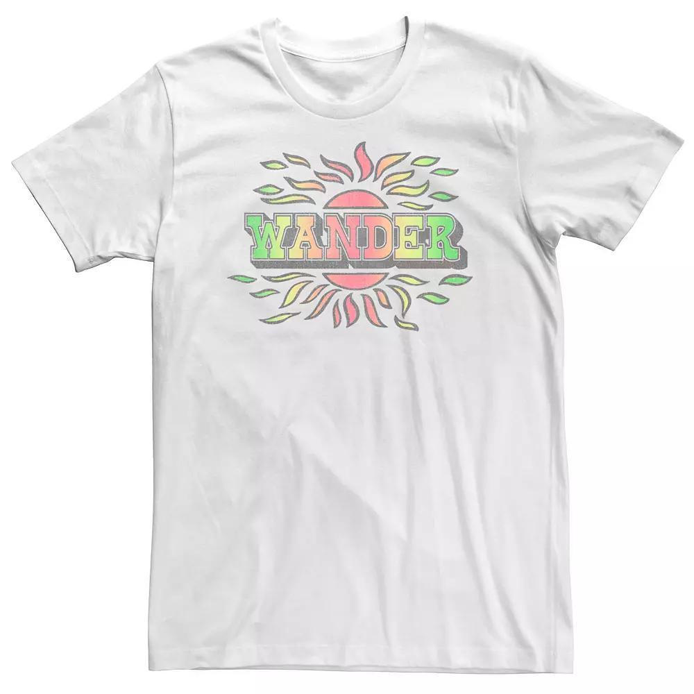 Big & Tall Wander Graphic Tee, Men's, Size: 4XL Tall, White Product Image