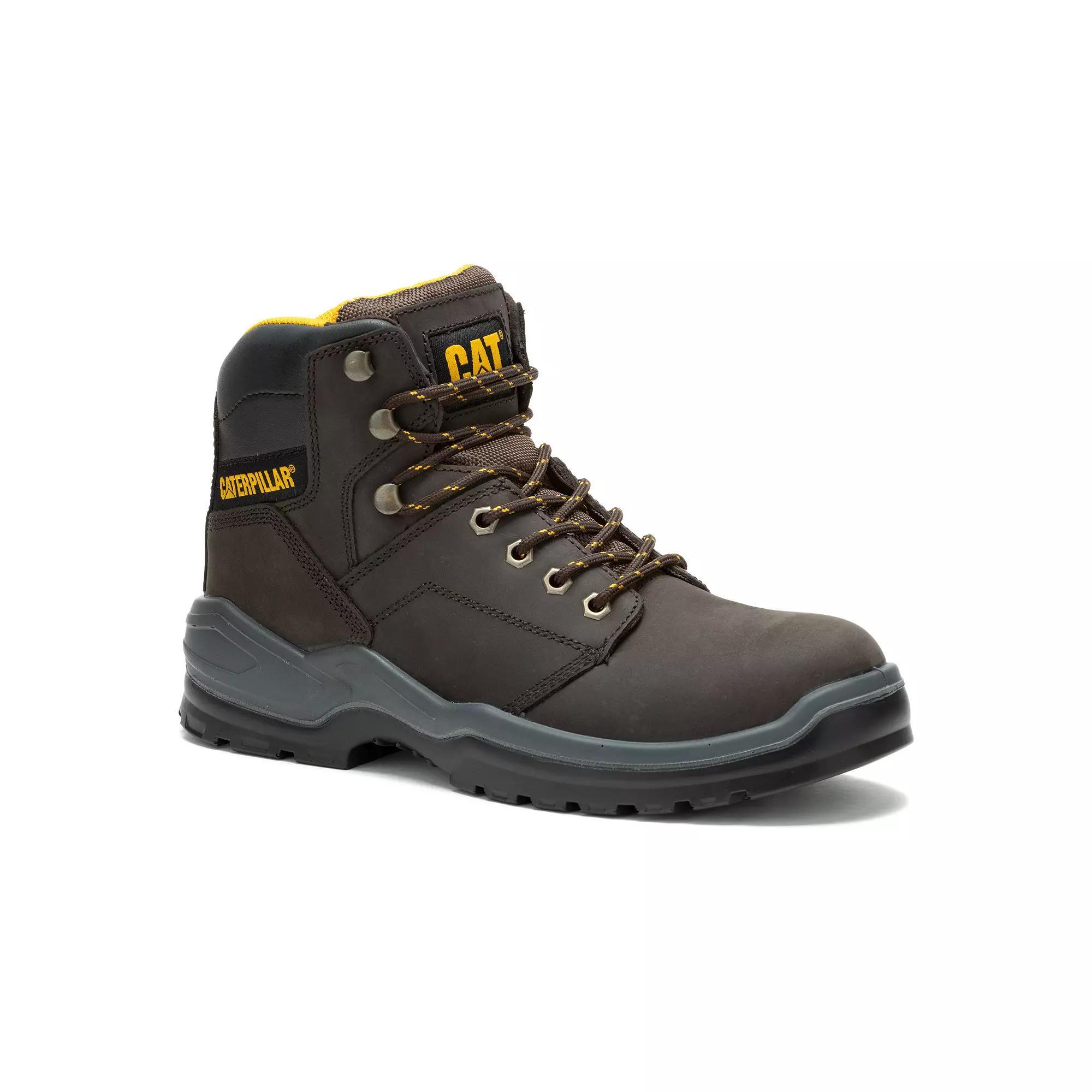 Caterpillar Striver Men's Steel Toe Leather Work Boots, Size: 12 Medium, Brown Product Image