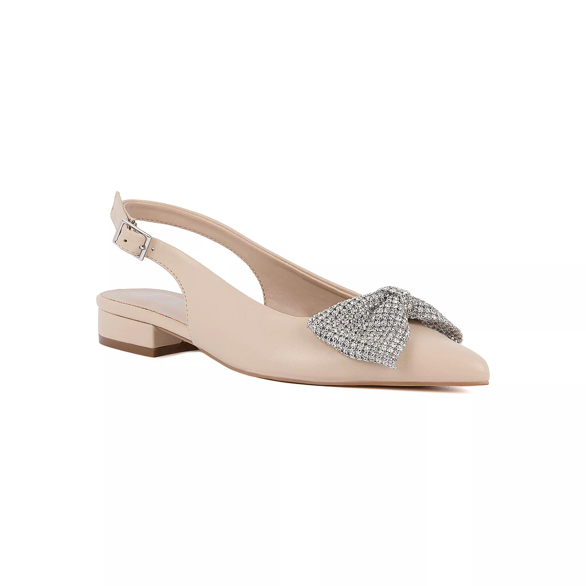 Sugar Clovis Women's Dress Flats, Size: 8, Beige Product Image