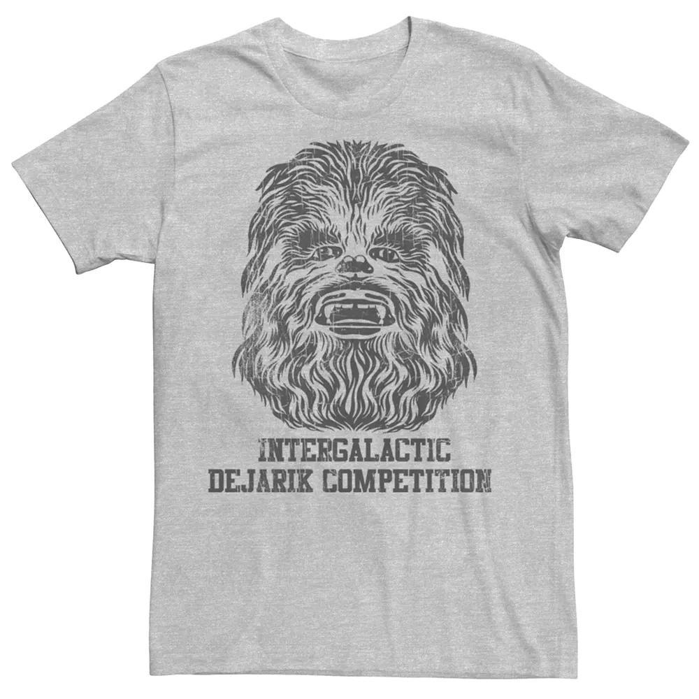 Men's Star Wars Intergalactic Chewie Tee, Size: XL, Athletic Grey Product Image