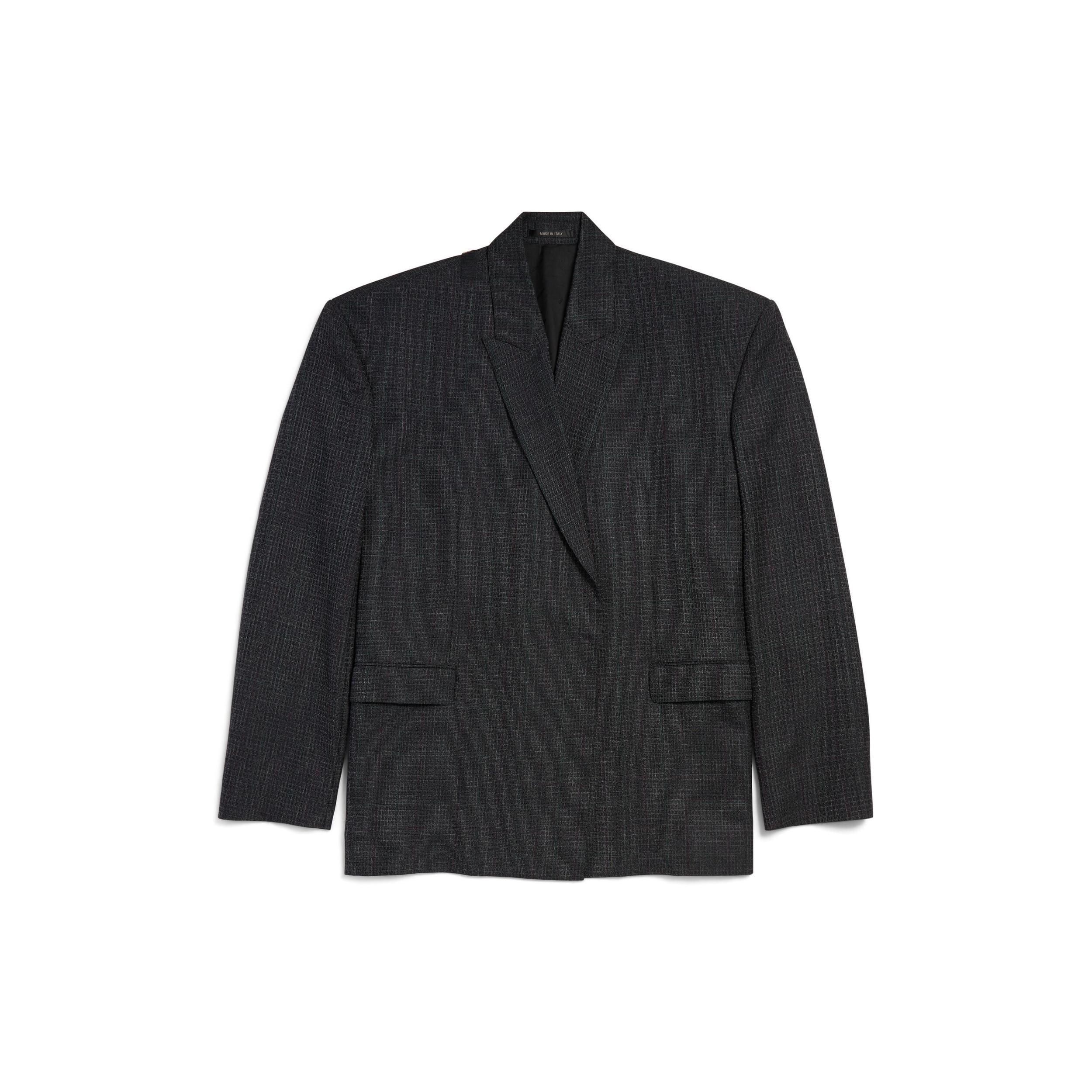 Men's Seamless Tailored Jacket in Black/green Product Image