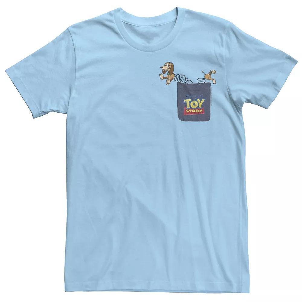 Disney / Pixar's Toy Story Slinky Dog Men's Pocket Tee, Size: Medium, Light Blue Product Image