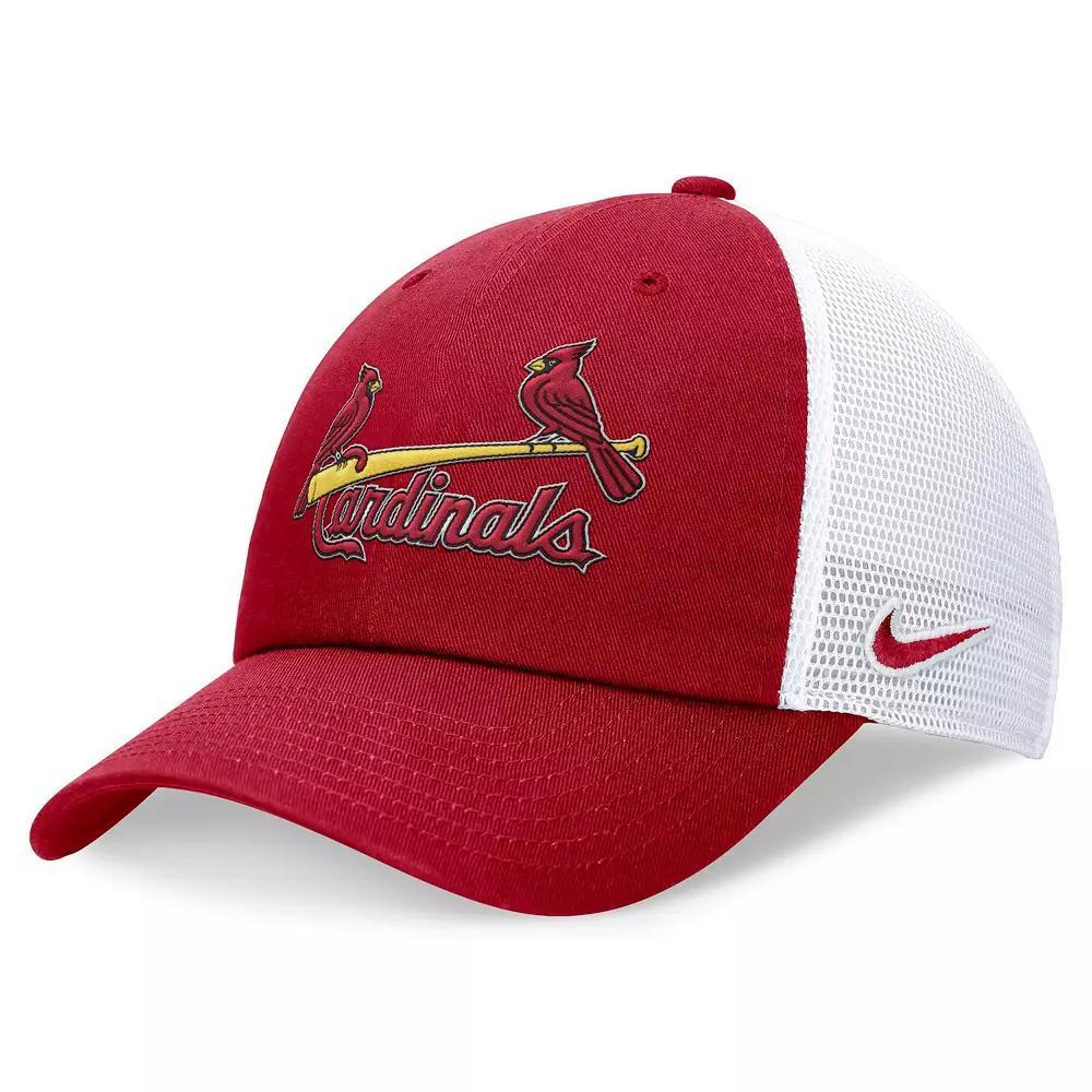 Mens Nike Boston Red Sox Evergreen Club Trucker Adjustable Hat Blue Product Image