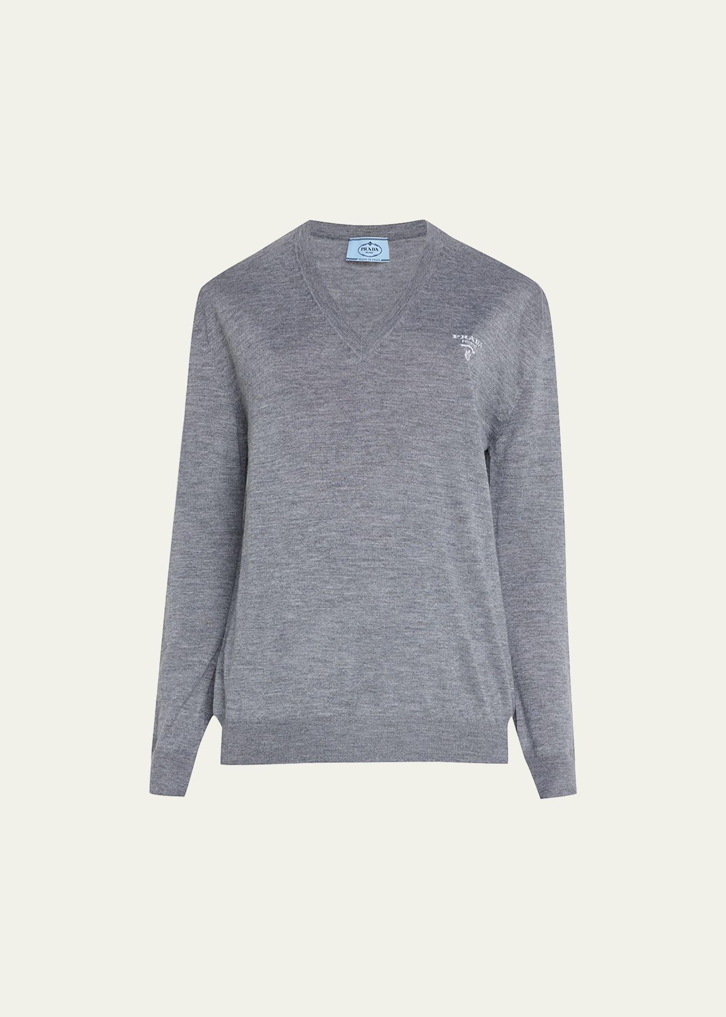 Logo-Intarsia Cashmere Pullover Product Image