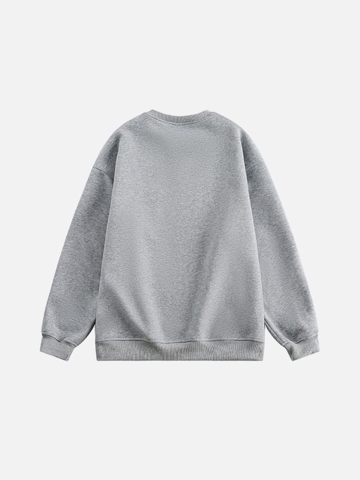 Aelfric Eden Leopard Print Pocket Sweatshirt Product Image