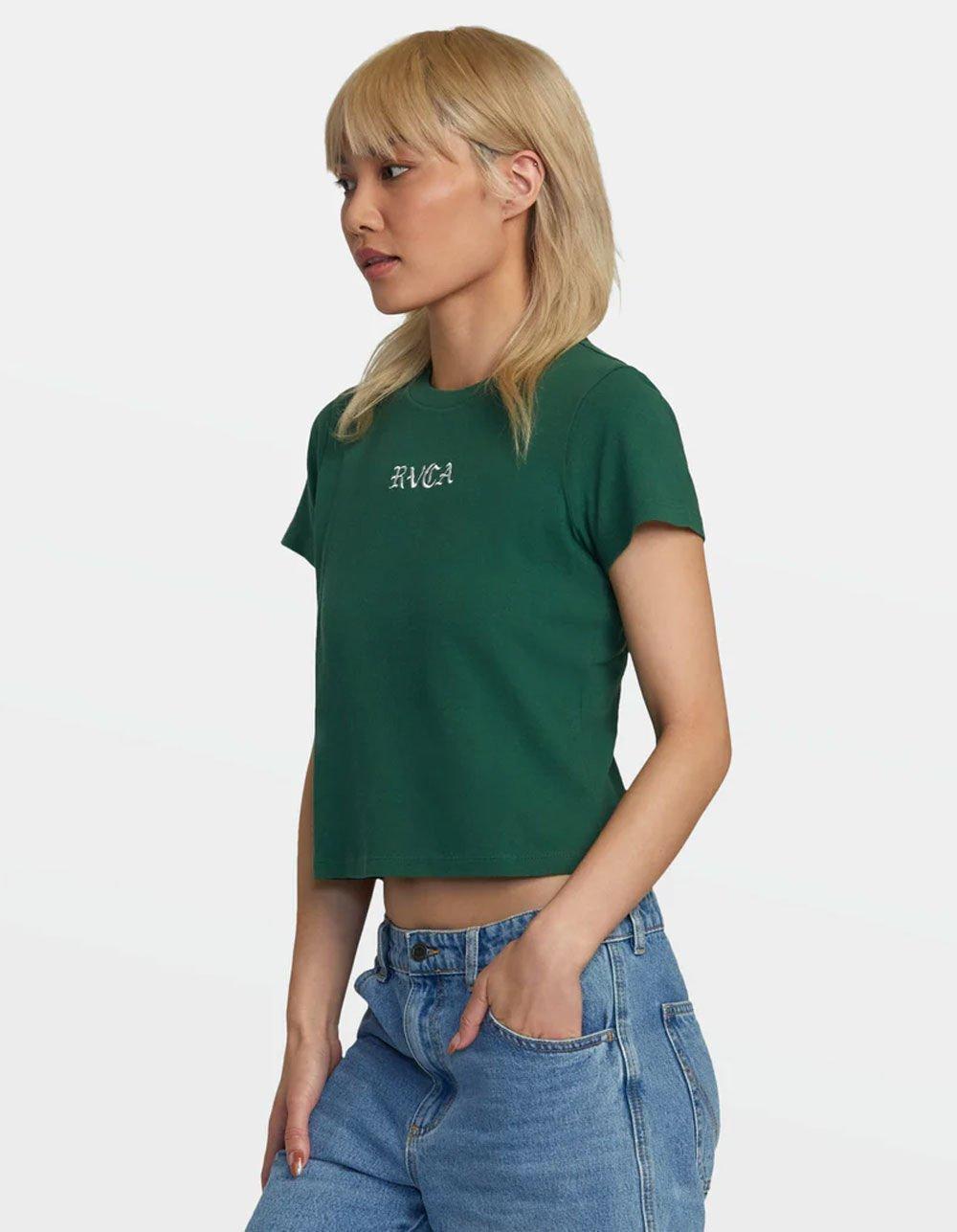 RVCA 411 Womens Crop Tee Product Image
