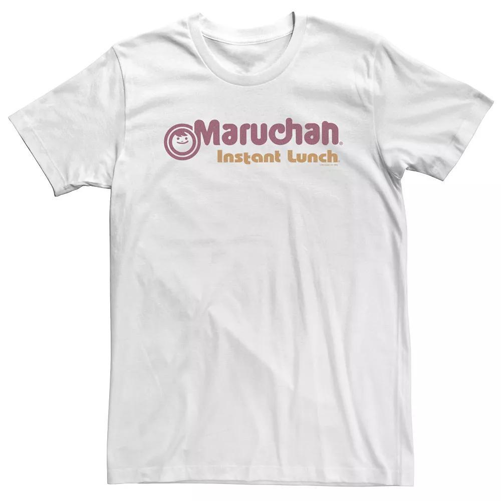 Big & Tall Maruchan Basic Logo Tee, Men's, Size: 4XL, White Product Image