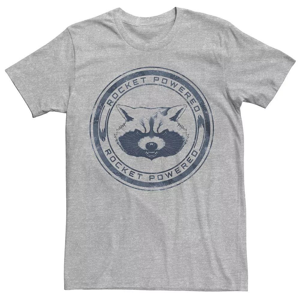 Men's Marvel Guardians Of The Galaxy Rocket Powered Graphic Tee, Size: XXL, Athletic Grey Product Image