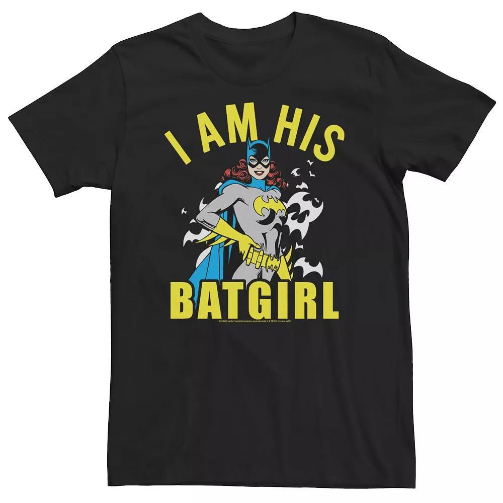 Big & Tall DC Comics Batman His Batgirl Tee, Men's, Size: 4XL, Black Product Image
