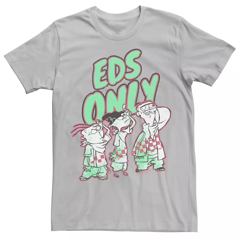 Men's Ed, Edd & Eddy Eds Only Portrait Tee, Size: Medium, Silver Product Image