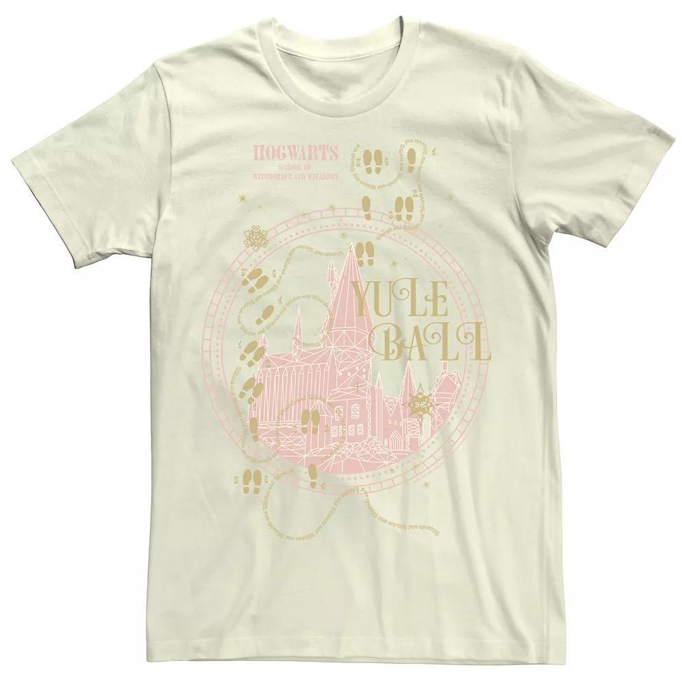Men's Harry Potter Christmas Yule Ball Tee, Size: XL, Natural Product Image