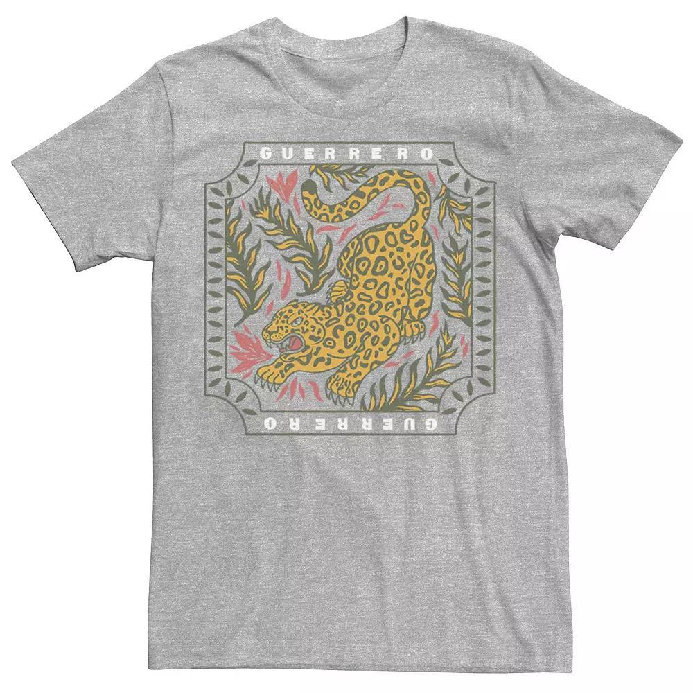 Men's Gonzales Hispanic Heritage Framed Jaguar Tee, Size: XL, Athletic Grey Product Image