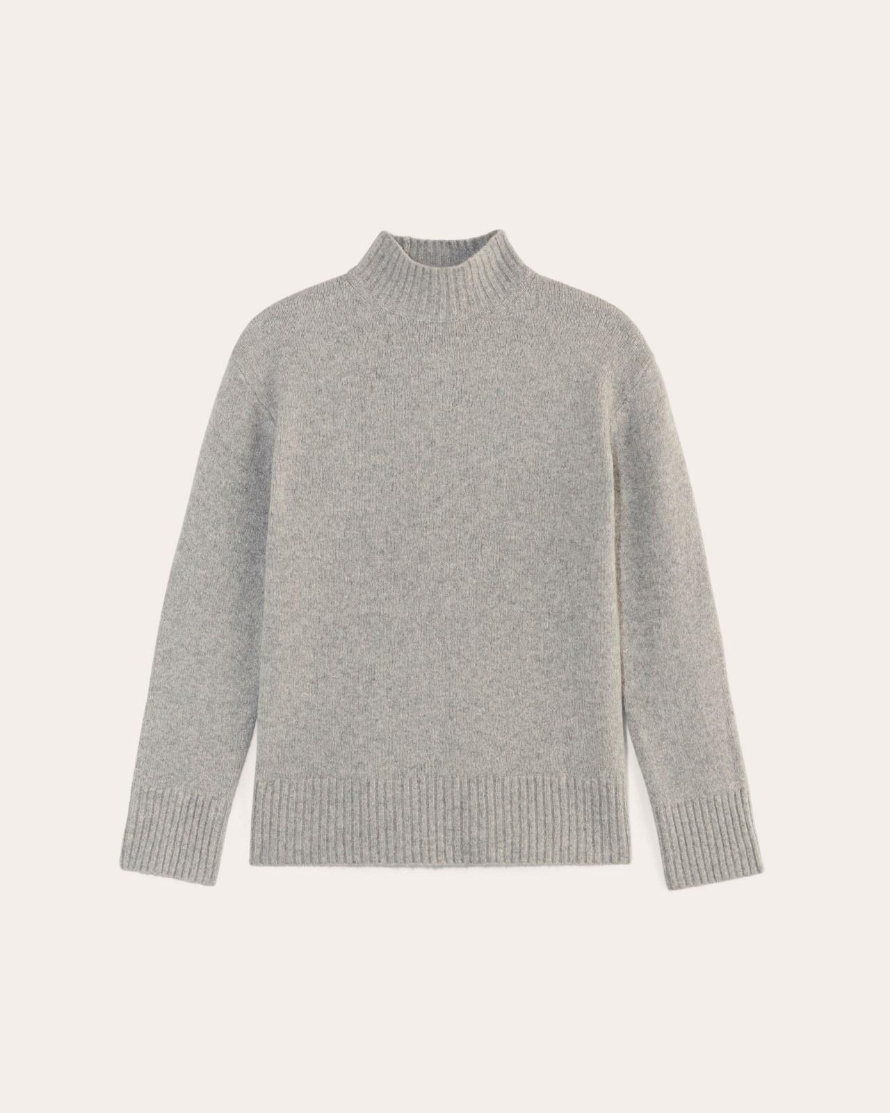 The Mockneck Sweater in Plush Cotton Product Image