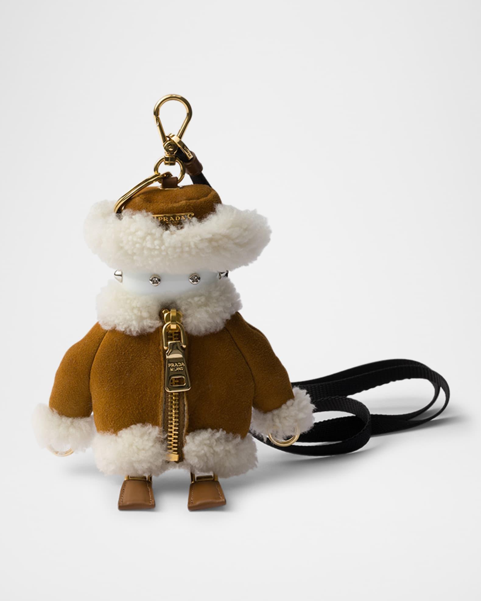Soft Robot Shearling Bag Charm Product Image