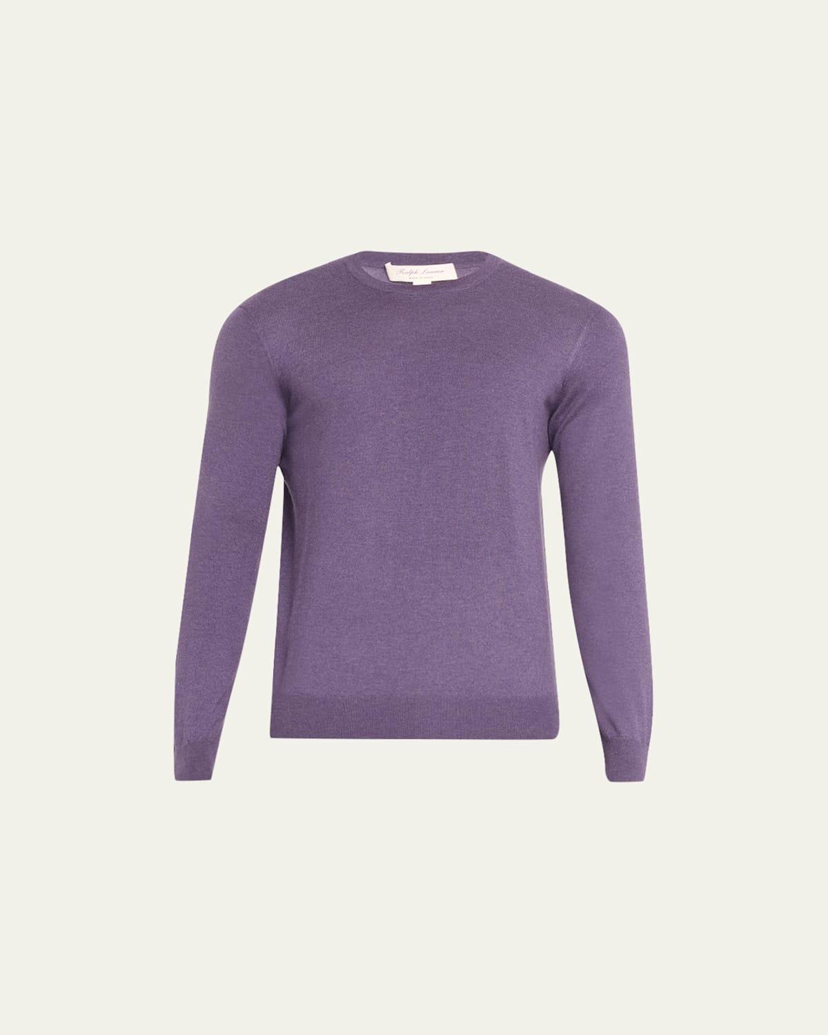 Mens Cashmere Crew Sweater Product Image