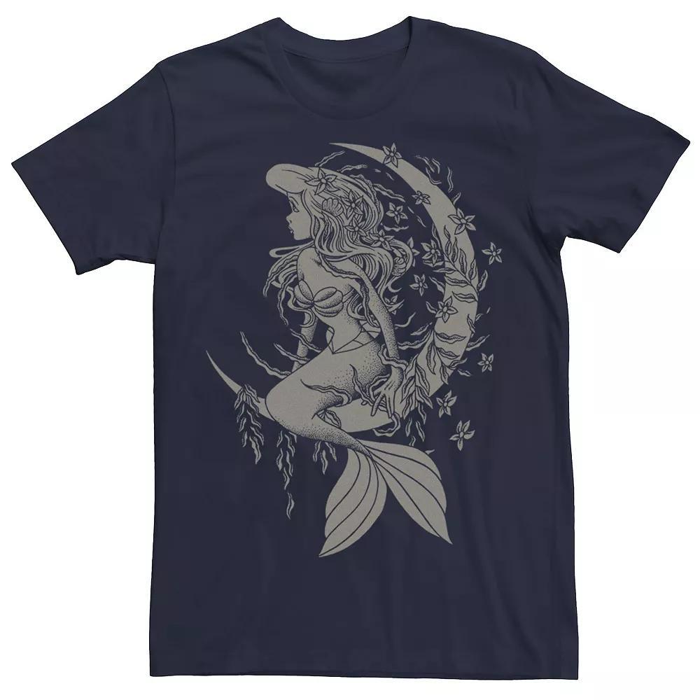 Men's Star Wars The Mandalorian The Child Rainbow Chest Lines Tee, Size: 3XL, Navy Grey Product Image
