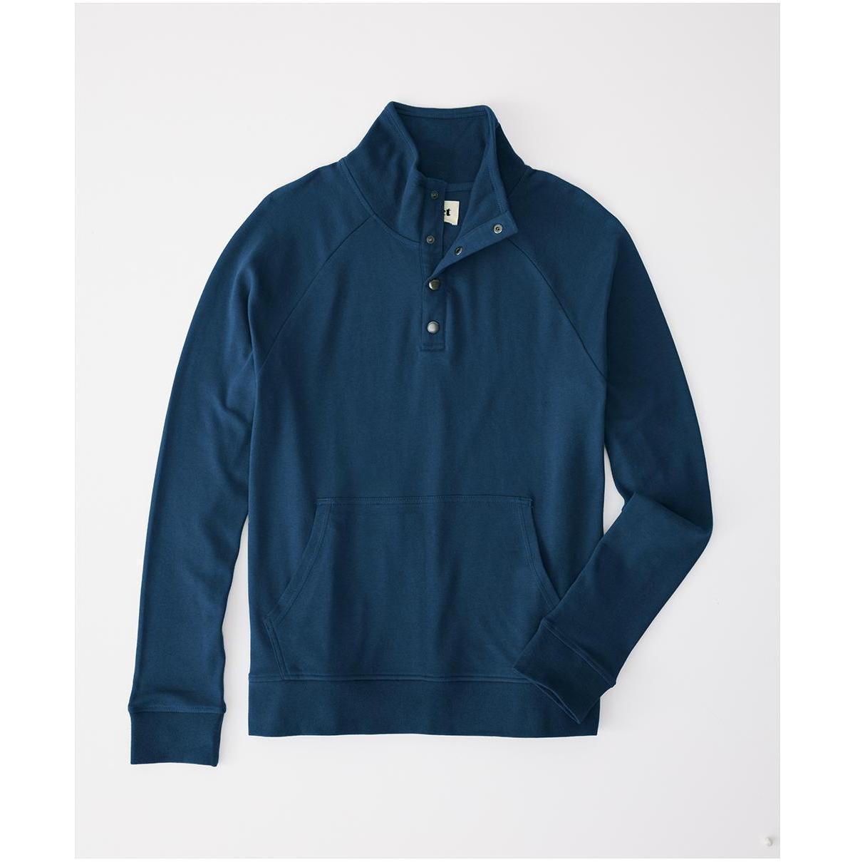 Mens Airplane Quarter Pullover L Product Image