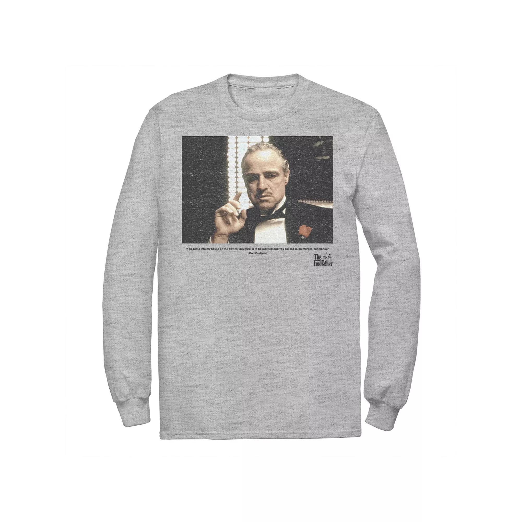 Men's The Godfather The Don Tee, Size: XL, Athletic Grey Product Image