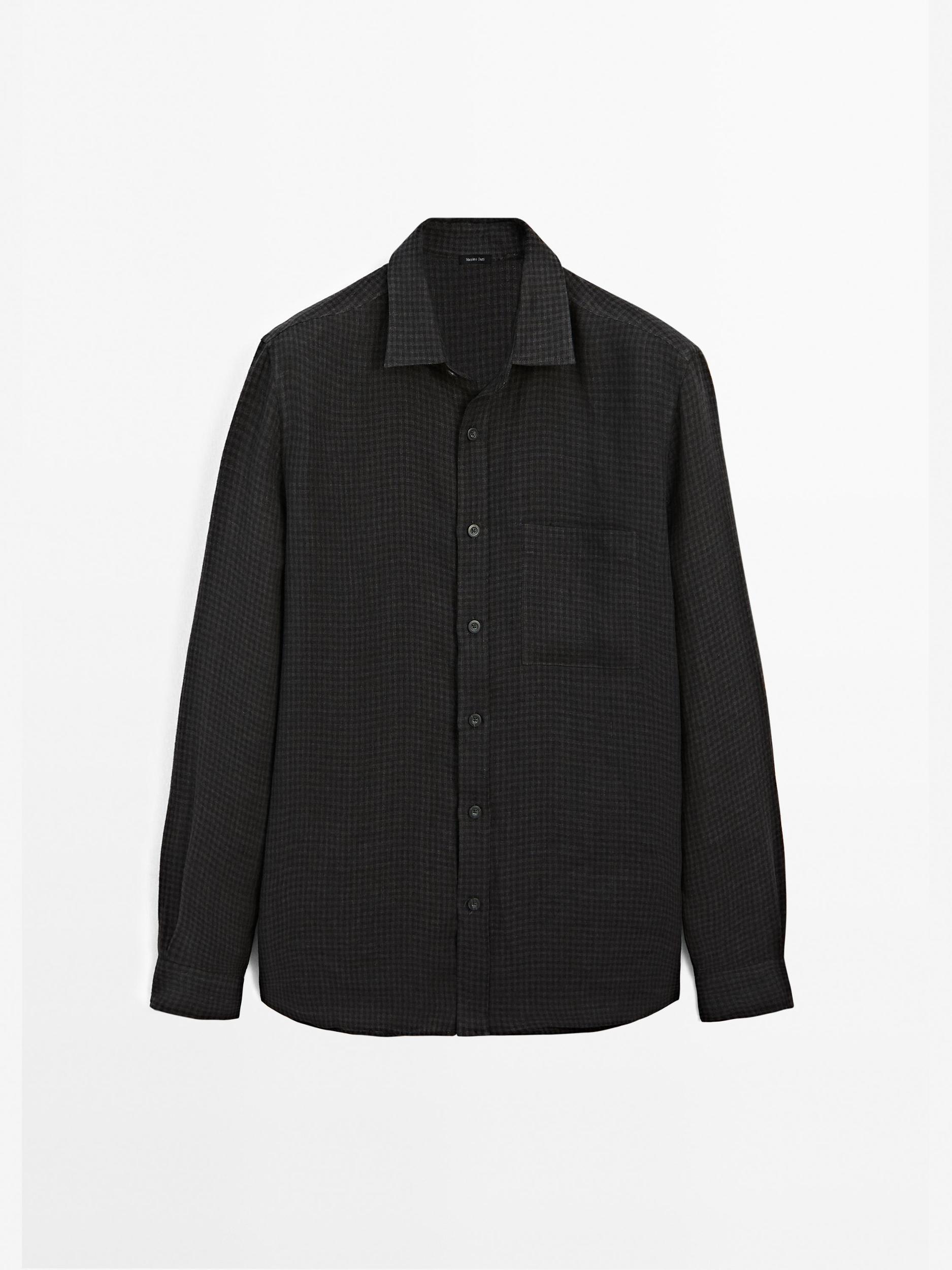 Regular fit gingham shirt Product Image