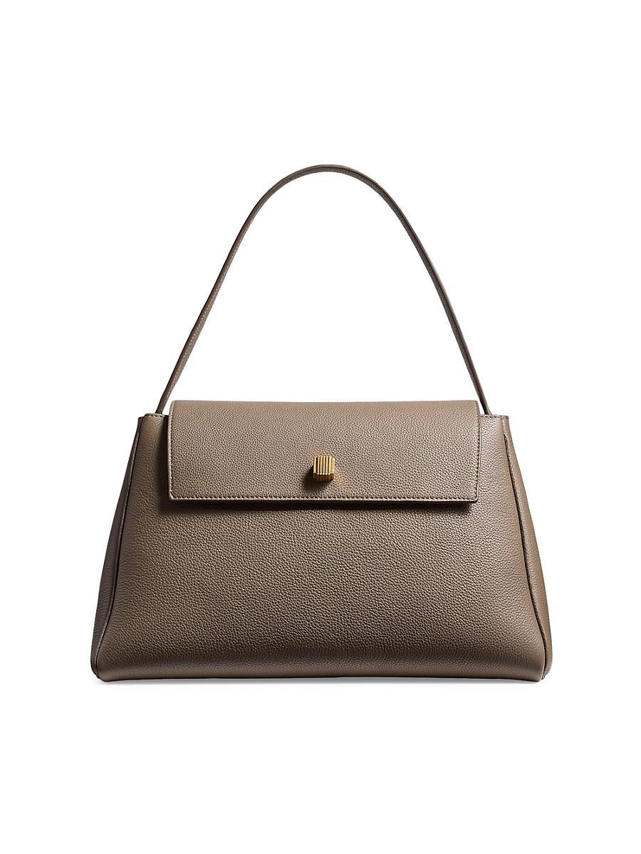 Womens Audrey Leather Shoulder Bag Product Image