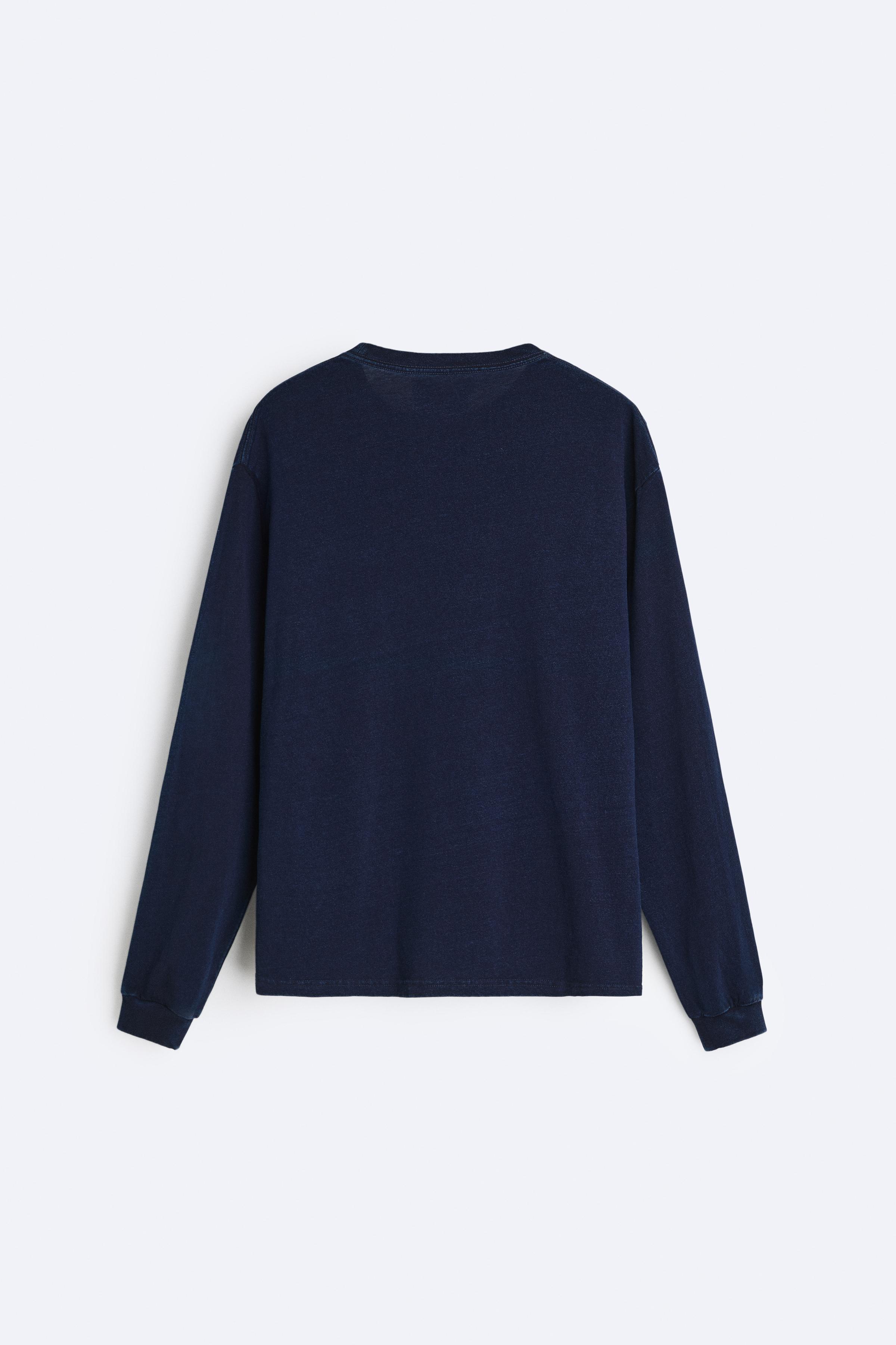 INDIGO COTTON T-SHIRT Product Image
