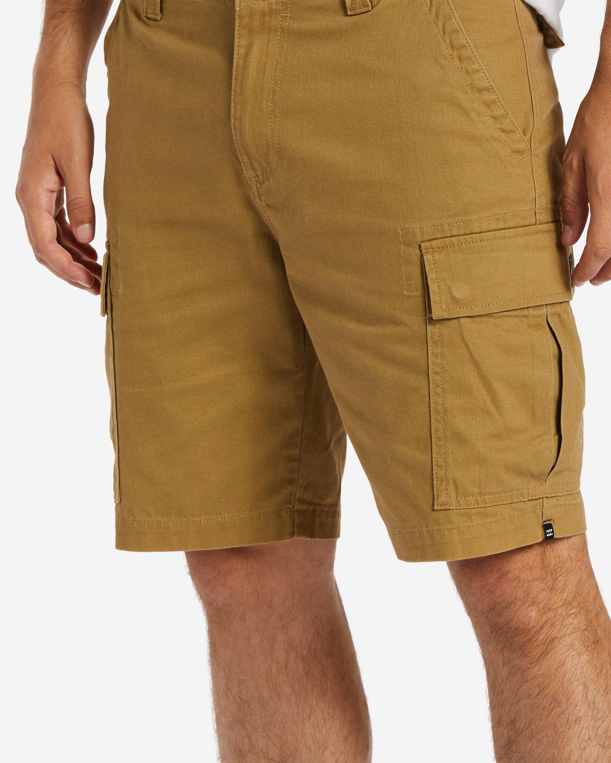 Combat Cargo 21" Shorts - Light Khaki Male Product Image