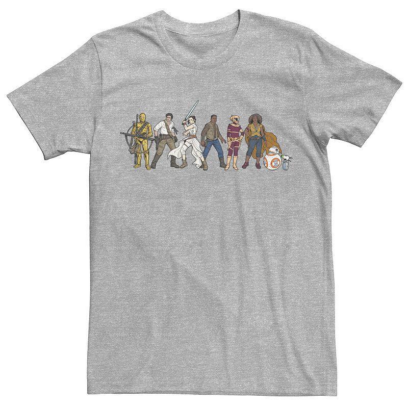 Men's Star Wars The Rise of Skywalker Rebel Line Tee, Size: 3XL, Natural Product Image