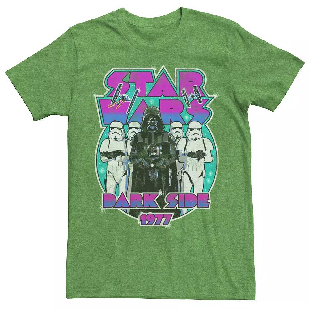 Men's Star Wars Vader and the Troopers 1977 Dark Side Rock Tee, Size: Large, Kelly Grey Product Image