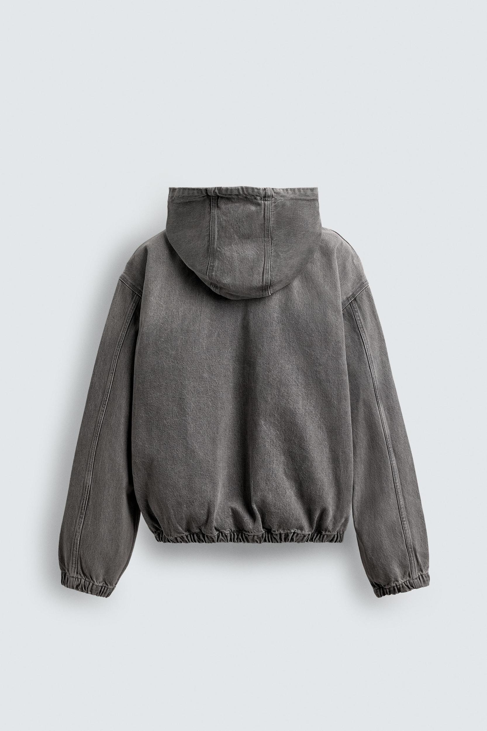 WASHED HOODED JACKET Product Image