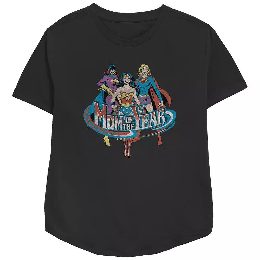 Women's Fender Mom Relaxed Fit Graphic Tee, Size: Large, Black Product Image