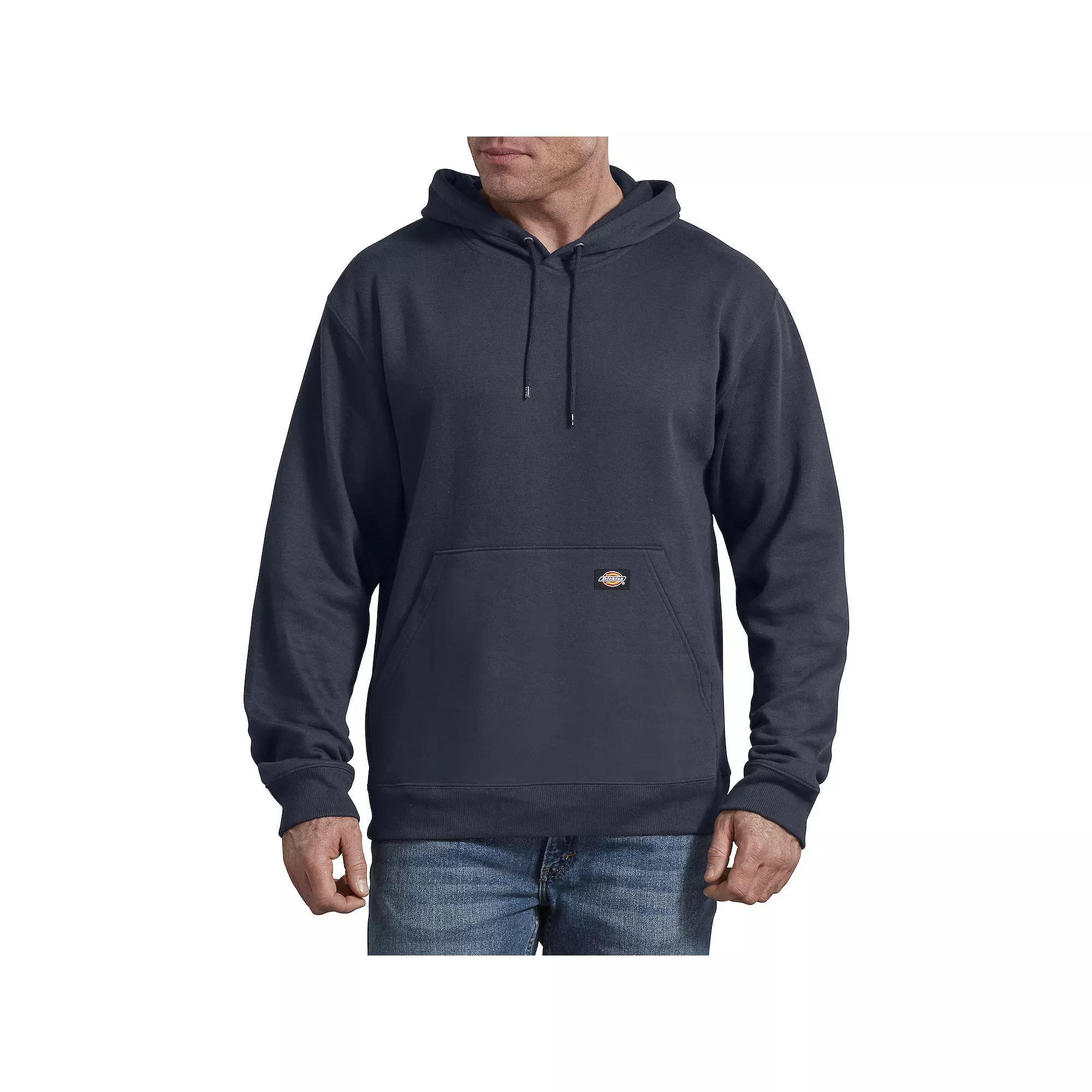Men's Dickies Fleece Pullover Hoodie, Size: Large, Dark Blue Product Image