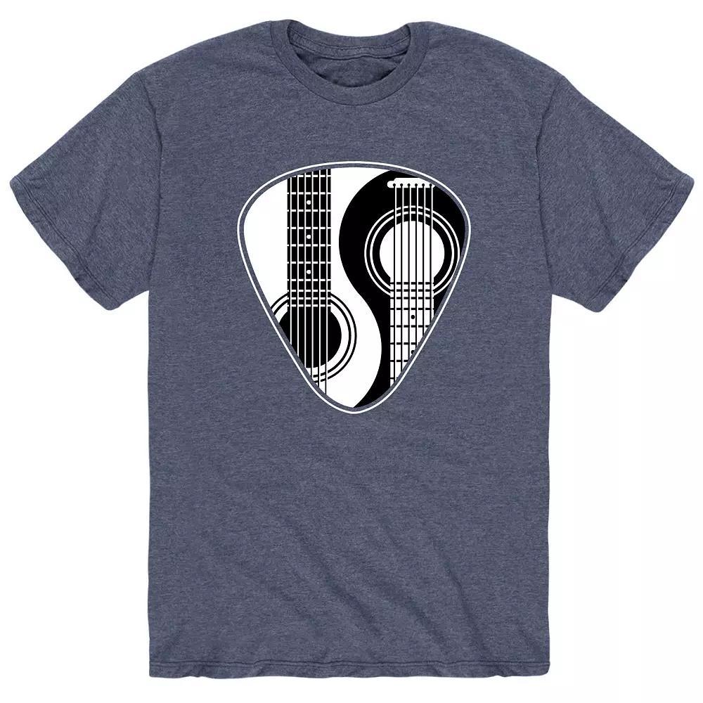 Men's Yin Yang Guitar Pick Tee, Size: XL, Blue Product Image